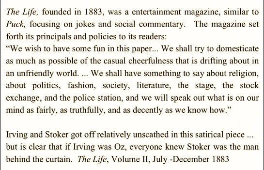 Printed discussion of The Life and a Mark Twain letter of July 1883.