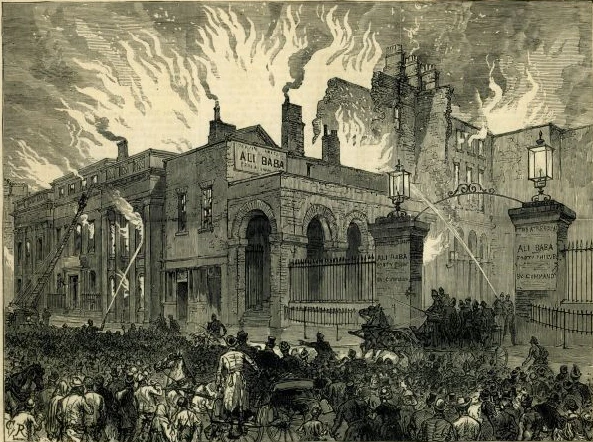 Theatre Royal Dublin fire, 9 February 1880