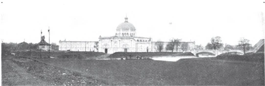 A general view of the Central Palace, Irish International Exhibition, 1907