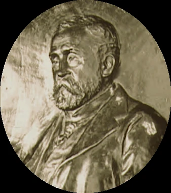 Bronze relief of Sir Thornley Stoker by J. S. M. Carré