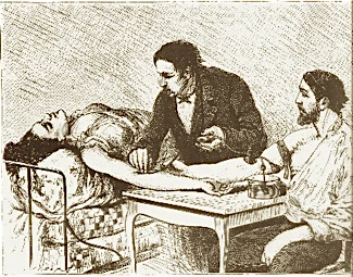 Sir Thornley Stoker and blood transfusion