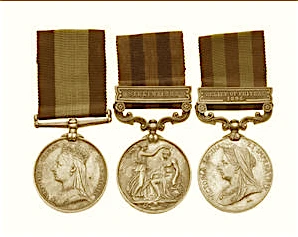 Medals awarded to Dr Richard Nugent Stoker