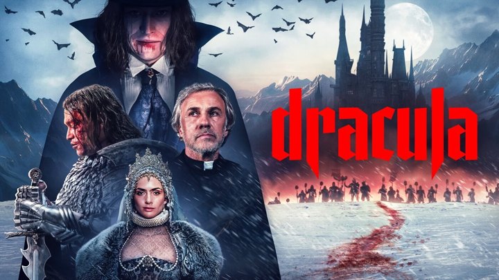 Promotional artwork for Luc Besson’s Dracula, as reproduced in the Streaming Better article.