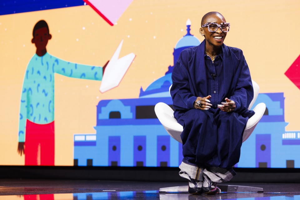Cynthia Erivo at the 2026 Library of Congress National Book Festival.