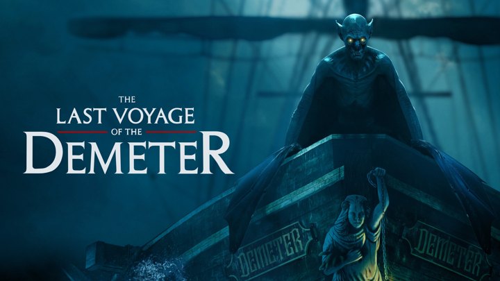 Official key art for The Last Voyage of the Demeter, from Universal Pictures At Home.