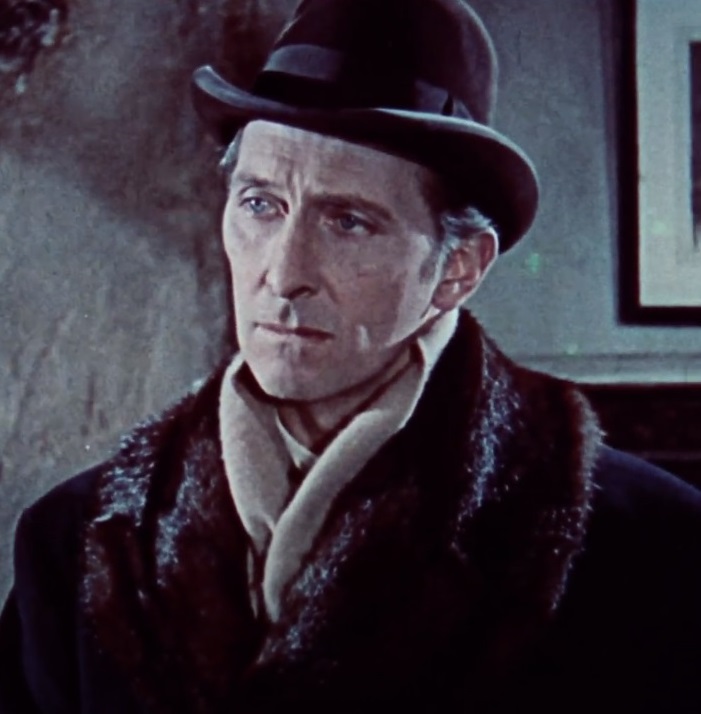 Peter Cushing as Van Helsing in the trailer for Dracula (1958).