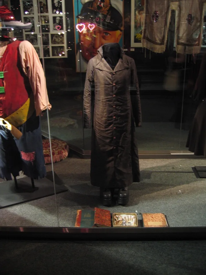 Nosferatu costume displayed at Filmmuseum Düsseldorf.