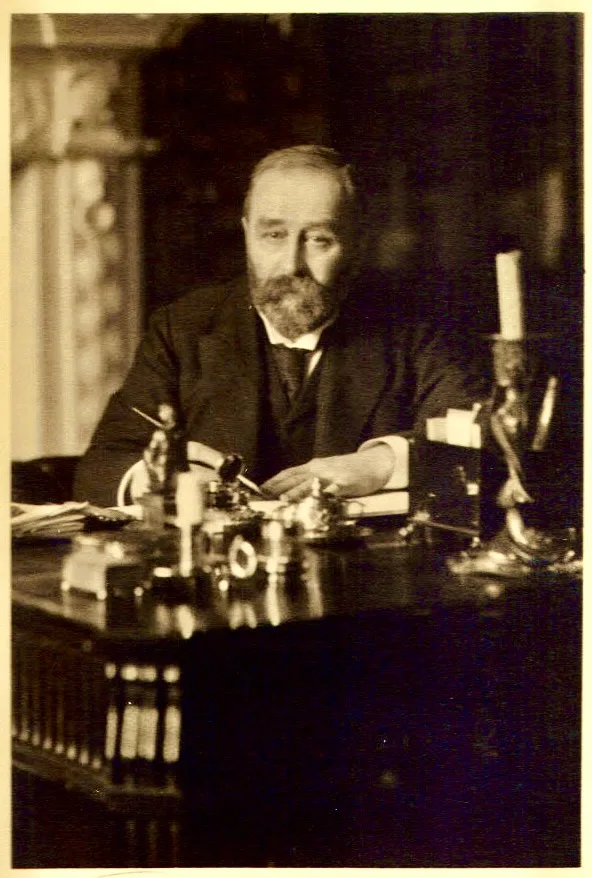 Sir Thornley Stoker, Bram’s elder brother, at his desk