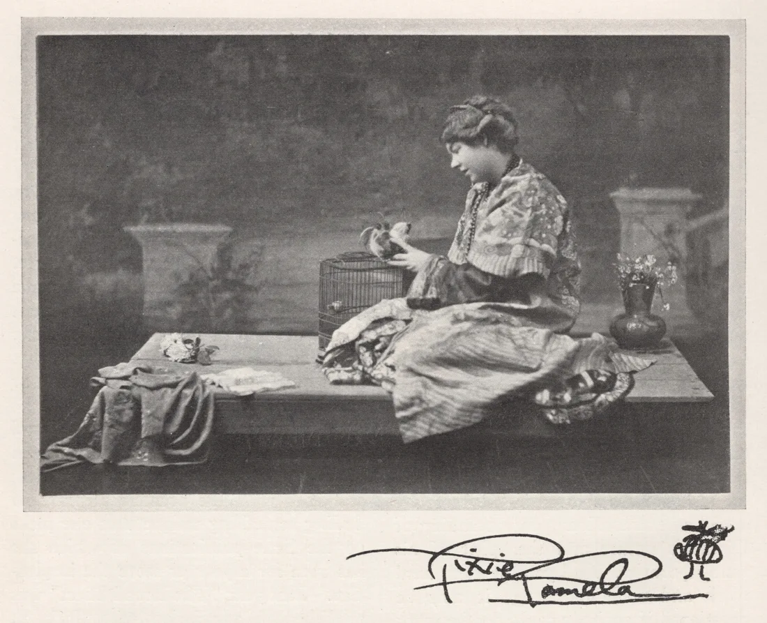 Pamela Colman Smith in The Lamp 1903