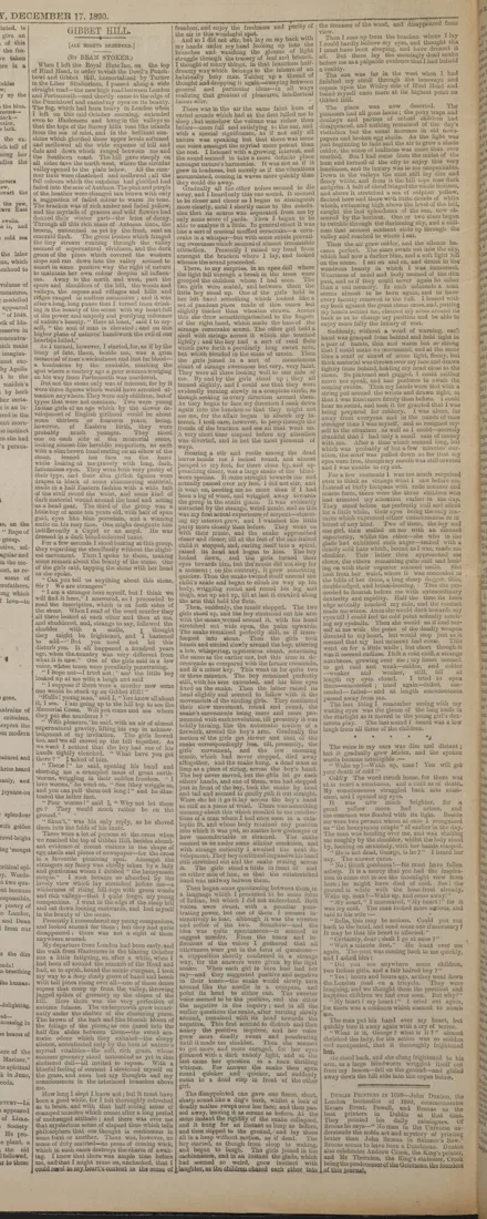 Gibbet Hill newspaper full text 1890