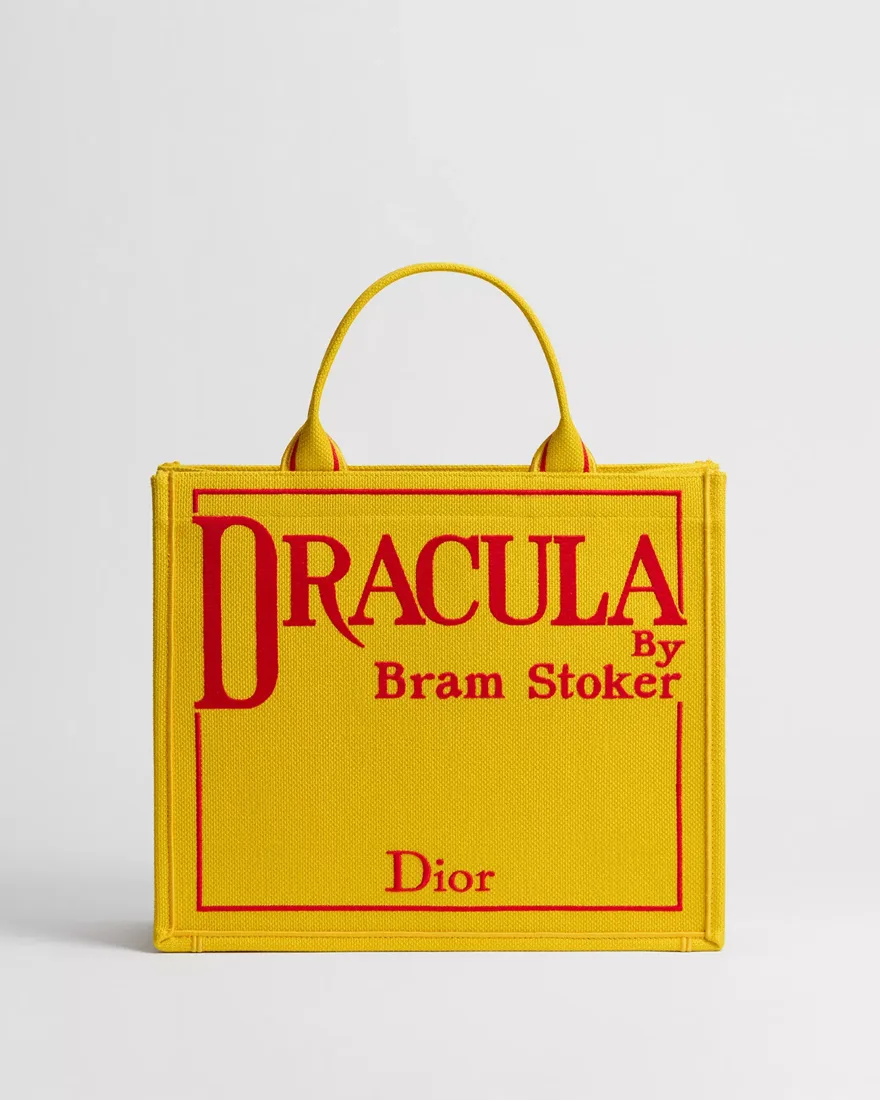Dior Dracula Book Tote official front view